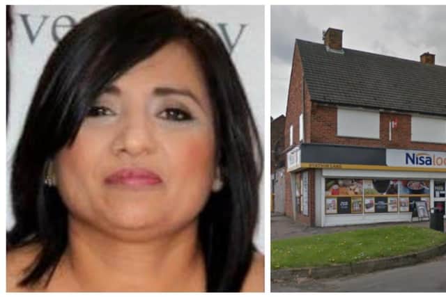 Fundraiser Julie Sihota, who owns the Nisa Local store in Old Whittington.