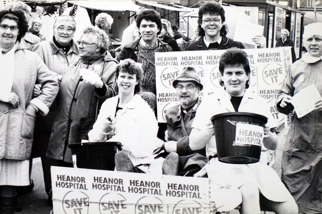 Save Heanor hospital protest May 1989