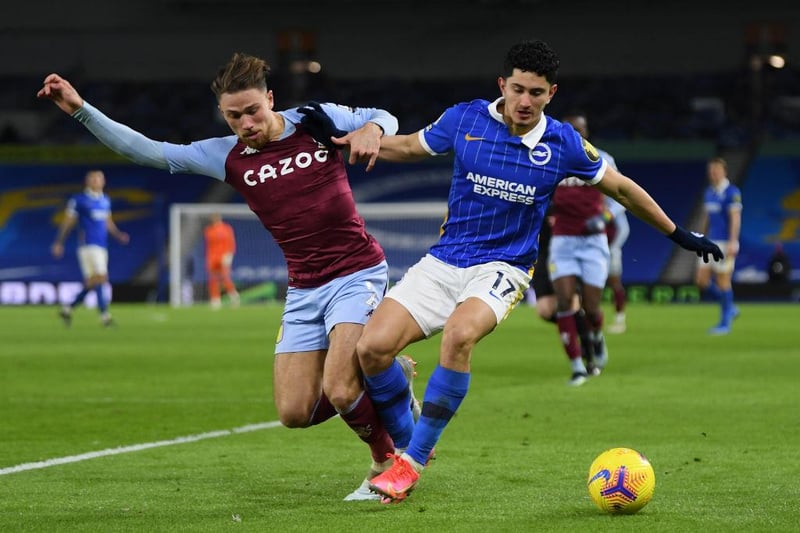 Brighton and Hove Albion midfielder Steven Alzate has admitted he is eyeing a move to another club in future, although he is happy where he is for now. (MARCA)

 (Photo by Mike Hewitt/Getty Images)
