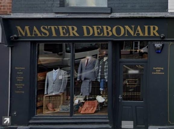 Master Debonair on Chatsworth Road, Chesterfield, is a men's clothing shop offering customers a styling and fitting experience. The store opened in 2019 and attracts customers from as far afield as Plymouth.