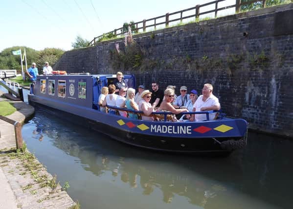 Cruises on Chesterfield Canal aboard the tripboat Madeline will leave Hollingwood hub on four days over the October school half-term holiday.