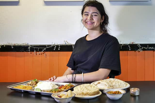 Ajanta McGuill, who runs a highly-rated Indian takeaway in Sheffield. Picture: Scott Merrylees.