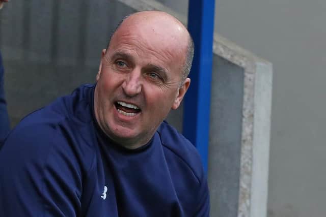 Spireites manager Paul Cook.