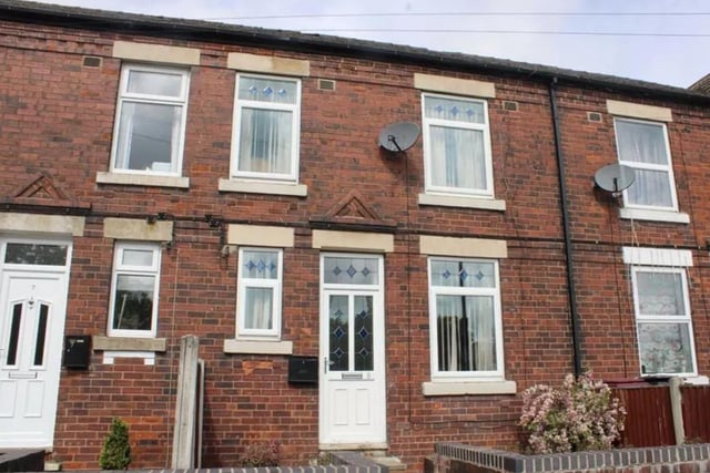 Another terraced house, this one contains three bedrooms and has an approximate market value of £109,950.