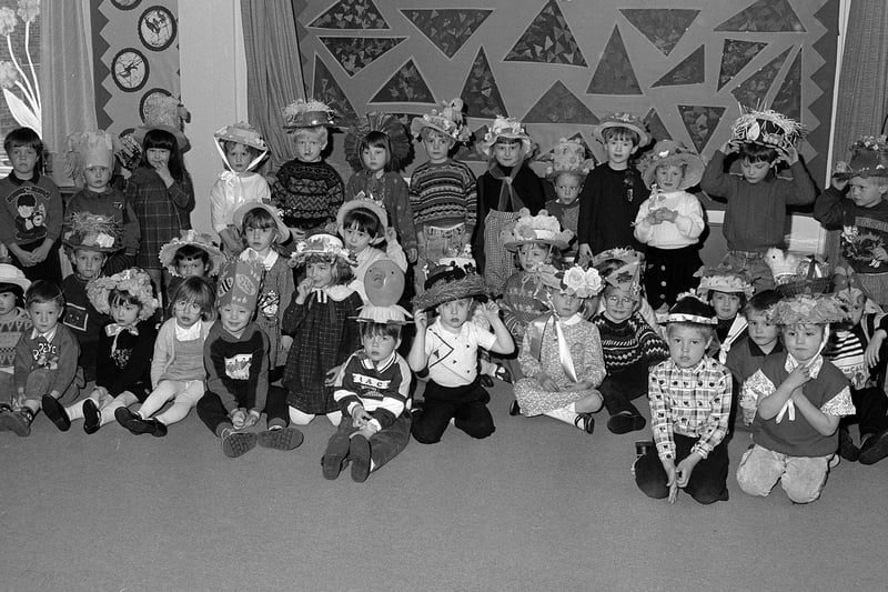 1990 and St Patricks Nursery School Easter Bonnets