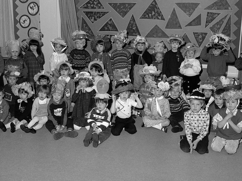 1990 and St Patricks Nursery School Easter Bonnets