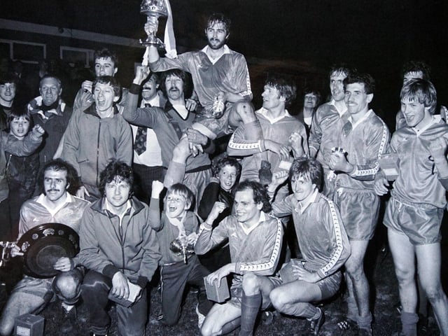 Alfreton win the cup in 1982.