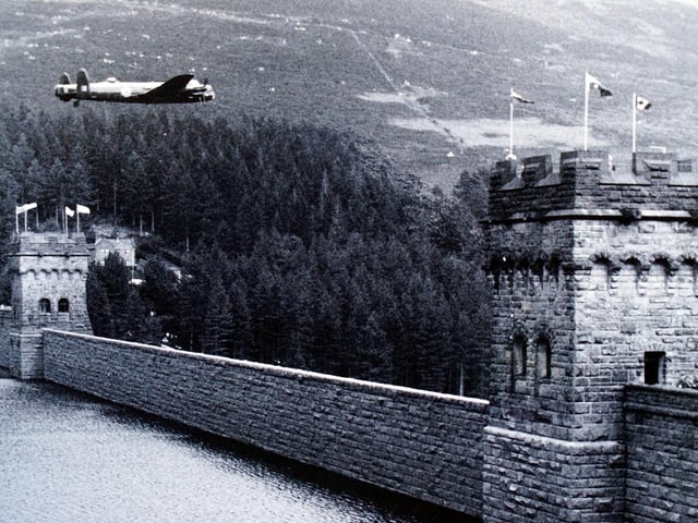 The RAF's 617 Squadron, who carried out the famous ‘Dambusters Raid’ on the Ruhr Valley in 1943, trained for their mission in the skies over the Derwent Dam. The scenic walk around Ladybower Reservoir is one of my favourites across the Peak District, and the circular route passes by the Derwent Dam - so you can take in the stunning sight of the water cascading over the top of the dam.