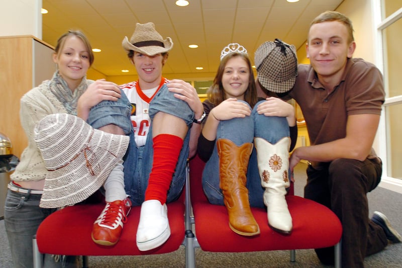 It was 'Odd Shoe and Funny Hat Day' at English Martyrs in Hartlepool when our photographer visited for this 2006 event. Who can tell us more?