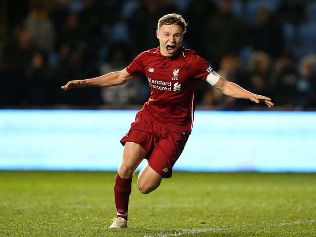 The striker has scored goals for fun during for the under-18s and under-23s at Anfield. He suffered an ACL injury in pre-season last summer that’s ruled him out of action this term, but Reds captain Jordan Henderson said the 19-year-old has looked sharp since his return to training.