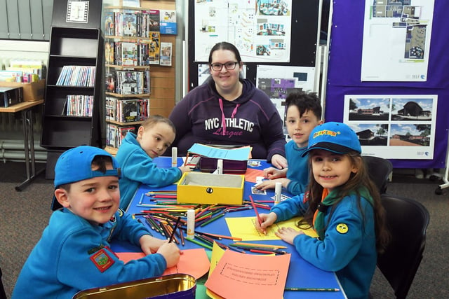 173rd. Woodhouse Beavers enjoyed an exciting event in Woodhouse Library