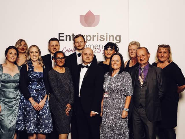 A recent photo of the EMC team at the Enterprising Women Awards.