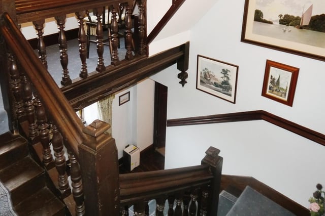 The cottage has an original Jacobean staircase.