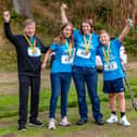 Family taking part in Walk for Parkinson's
