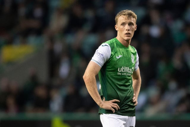 Only other player other than Porteous to play reasonably well in the first half. Second half he was out on an island with Joe Newell as Hibs switched to a 4-2-4.