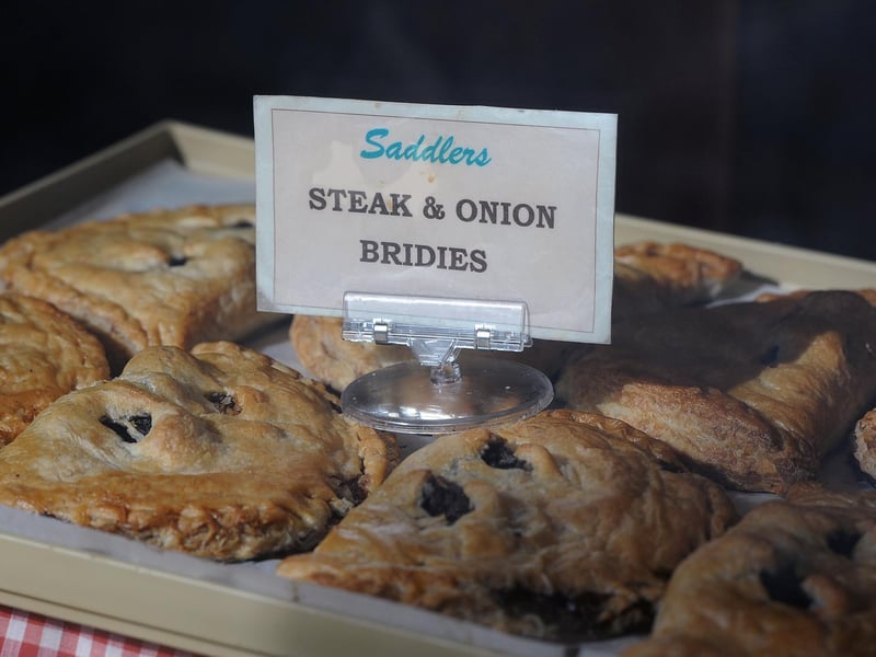Mark Wilson chose the traditional Forfar Bridie, a pastry containing minced steak, butter, and beef suet seasoned with salt and pepper.