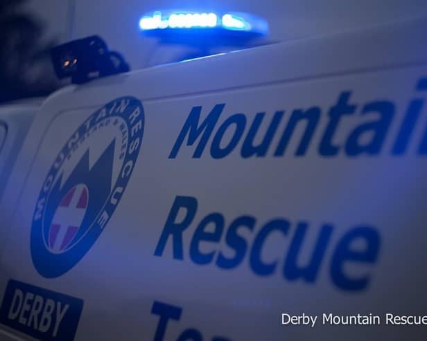 The man sadly passed away at the scene. Credit: Derby Mountain Rescue Team