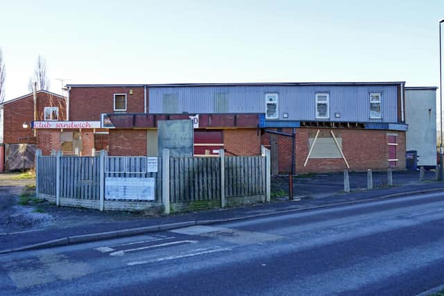 Former  working men's club in North Wingfield that could become houses.