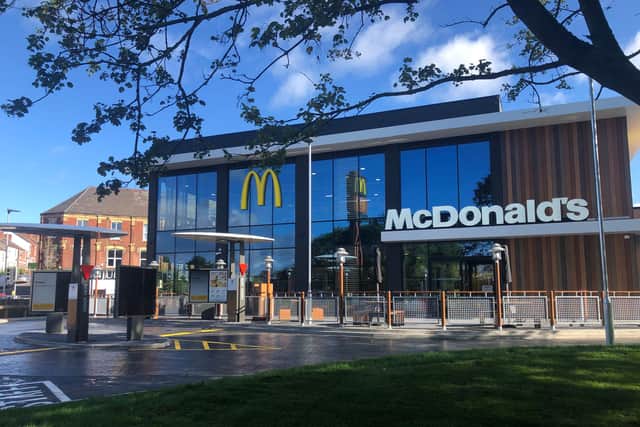 Chesterfield's shiny new McDonald's at West Bars.
