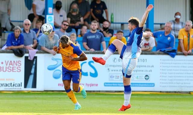 Matlock Town enjoyed a fine 1-0 win over Mansfield Town on Friday.