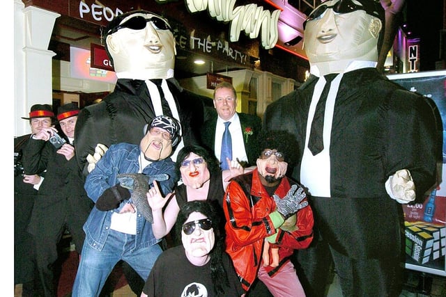 Rod Pearson (general manager) and 'guests' in 2005