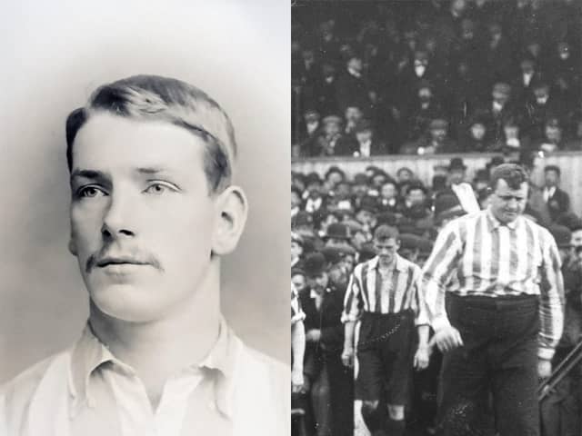 Former footballers and Blackwell residents, Willie Layton (Left) and Billy Foulke (Right) will be commemorated with plaques in the village.