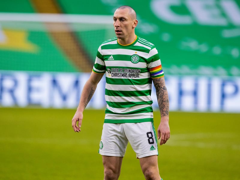 A powerful performance from the Celtic captain in the middle of the park after a powerful statement before the game in the handshake with Glen Kamara. Class all round.