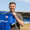 Bailey Hobson became Chesterfield's first summer signing last month. Picture: Tina Jenner.