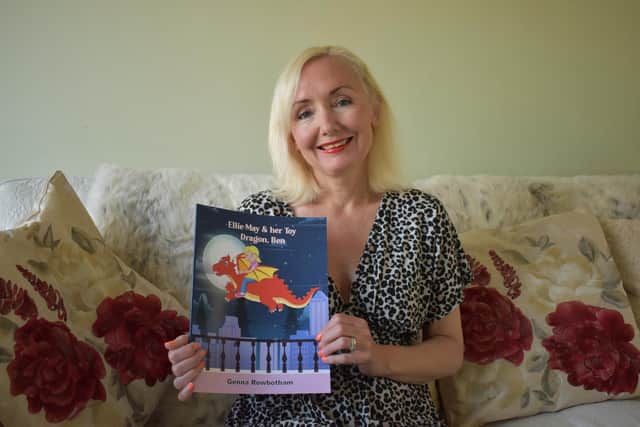 Genna Rowbotham with her ninth book which she hopes will help young children who have sleep problems.