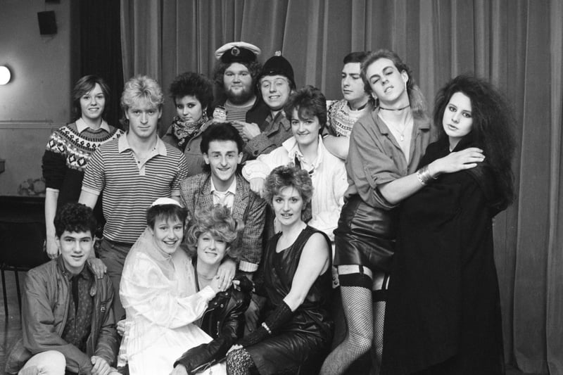 Monkwearmouth College Drama Group were pictured rehearsing a comedy play.  Were you one of the members?