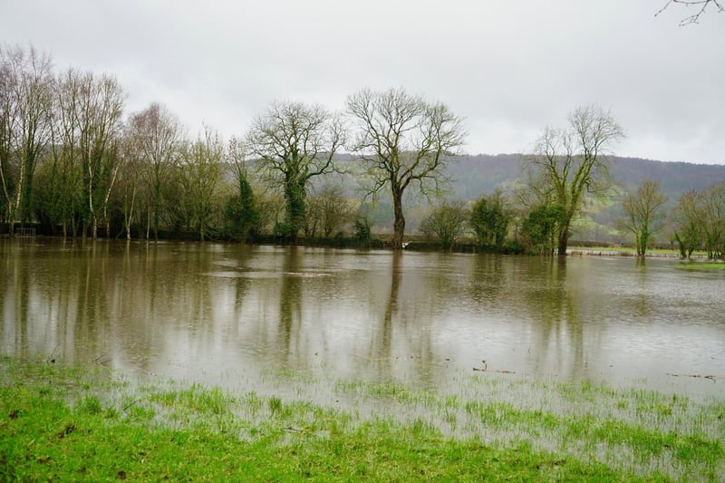 A flood warning remains in place for the River Derwent at Darley Dale.