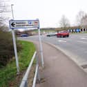 The bypass will start at the Sainsbury's roundabout and end at Hall Lane in Staveley.