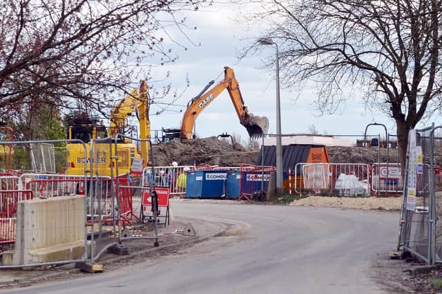 153 homes are being built on unused land next to the Chesterfield's Walton Hospital.