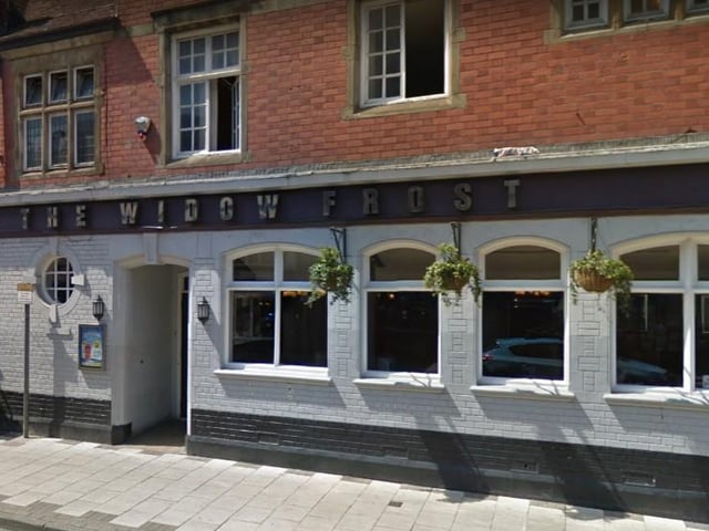 Next we have the Widow Frost, Leeming Street, Mansfield, Nottinghamshire NG18 1NB. This pub scored full marks with a rating of 5.