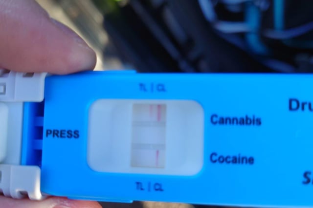 Driver of this vehicle was on his way to his mother's wedding when he was stopped by officers at Darley Dale and tested positive for cannabis.