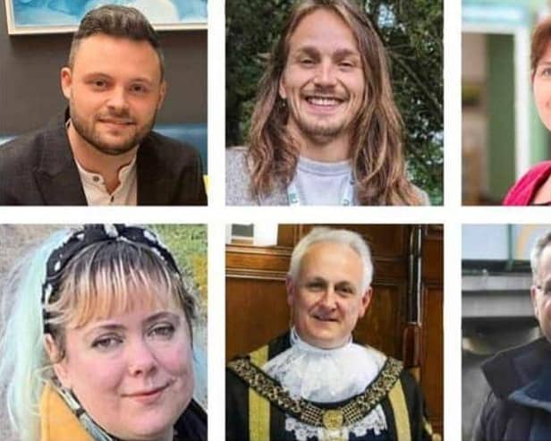 The six candidates for the East Midlands mayoral role are, clockwise from top left, Ben Bradley, Frank Adlington-Stringer, Claire Ward, Matt Relf, Alan Graves and Helen Tamblyn-Saville.