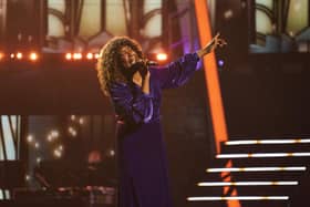 Rachel Modest performing in The Voice semi-final (photo: ITV)