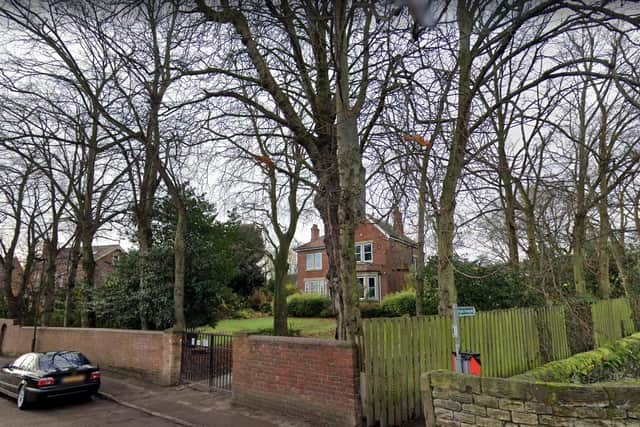 Mature trees surround the property on Church Street North, Old Whittington.