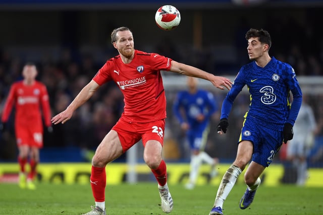 The towering centre-back has made himself a fan favourite for his dominant displays at the heart of the defence. Chesterfield have missed him when he's been absent. He's managed just one goal this season so that is an area he can improve, but of course his main job is keeping them out at the other end and he's excelled at that.
