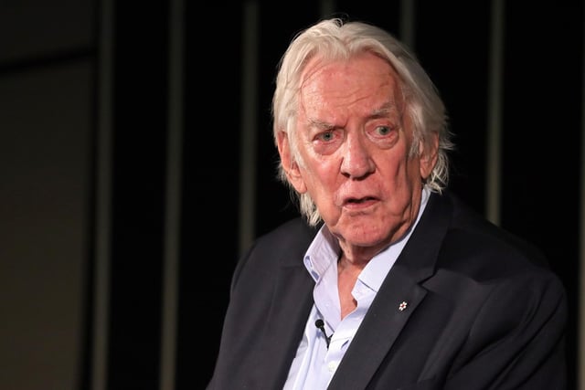 Donald Sutherland starred in The Eagle Has Landed, The Dirty Dozen and more recently The Hunger Games. In 1962 you would have found him in Chesterfield appearing in Anniversary Waltz