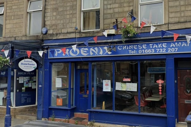Phoenix Chinese Takeaway was awarded a Food Hygiene Rating of 1 (Major Improvement Necessary) by High Peak Borough Council on June 22 2023.