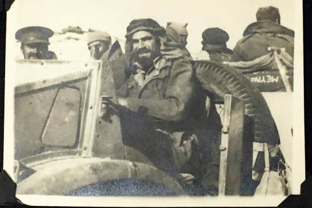 The album of unpublished photos from WW2 and the post-war era show SAS troopers on manoeuvres in the desert of North Africa