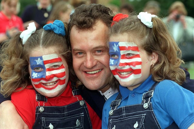 Princess Diana's former Butler Paul Burrell is pictured at Grassmoor Carnival with his two neices in 1998. Burrell was born and raised in Grassmoor and entered Royal Service at age 18 as a Buckingham Palace footman. In 1987, Burrell joined the household of Charles and Diana at Highgrove House acting as butler to the princess until her death in August 1997. Since her death Burrell has been featured in the media and in 2004, Burrell entered the fourth series of the ITV reality television show I'm a Celebrity...Get Me Out of Here!