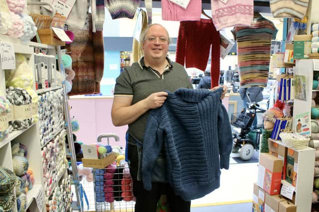 Jason at The Wool Cabin in Chesterfield Market Hall