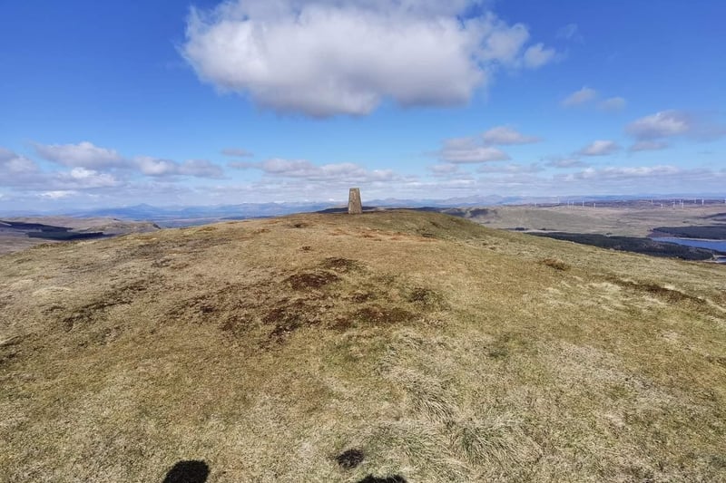 Tracy Harley climbed to the top of Meikle Bin, in the Campsie Hills, to take this picture.