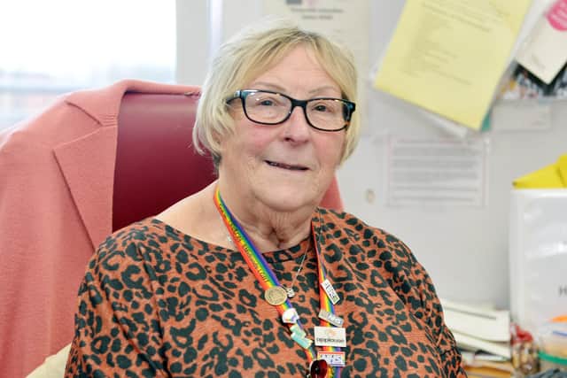 Bridget Dunks is retiring after 40 years' service in the NHS in Chesterfield.