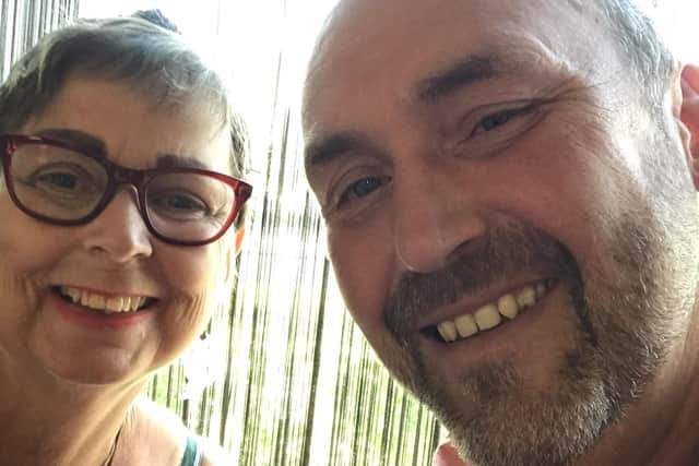 The money raised by Ashgate Hospice shops enabled Stephanie Boyman's wish to pass away peacefully at home surrounded by friends and family. Her husband, Matthew, who is pictured with Stephanie,  said he would have been lost without Ashgate's support.
