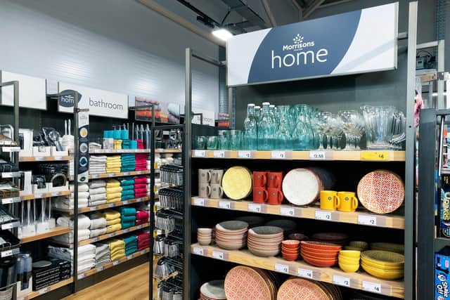 Morrisons has released images of its new clothing and home store in Bolsover.