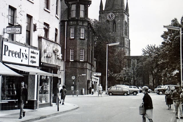 Burlington Street, Chesterfield, in 1966.