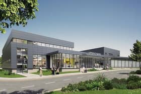 An artist's impression of Chesterfield Royal Hospital's new urgent and emergency care department